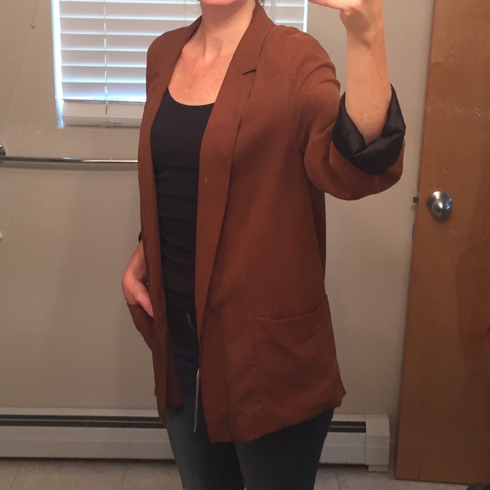 Zara slouchy brown blazer - Picture 6 of 6